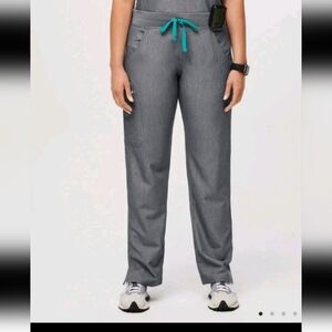 Figs Womens Gray Technical Collection Kade Cargo Medical Scrub  Pants M